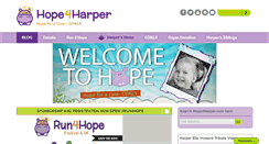 Desktop Screenshot of hope4harper.com